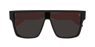 Alexander McQueen AM0354S men Black Shield Sunglasses