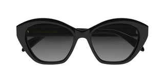 Alexander McQueen AM0355S women Black Cat Eye Sunglasses