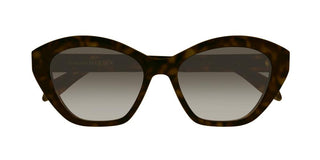 Alexander McQueen AM0355S women Havana Cat Eye Sunglasses