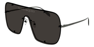 Alexander McQueen AM0362S unisex Ruthenium Shield Sunglasses