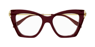 Alexander McQueen AM0376O women Red Squared Eyeglasses