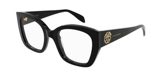 Alexander McQueen AM0379O women Black Squared Eyeglasses