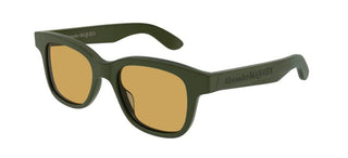 Alexander McQueen AM0382S men Green Squared Sunglasses