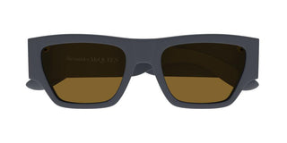 Alexander McQueen AM0393S men Grey Squared Sunglasses