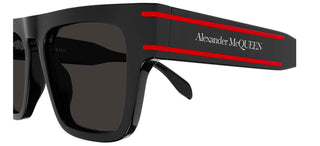 Alexander McQueen AM0397S men Grey Squared Sunglasses