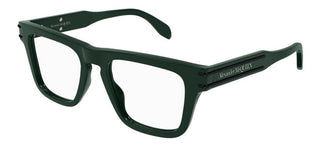 Alexander McQueen AM0400O men Green Squared Eyeglasses