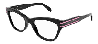 Alexander McQueen AM0401O women Black Squared Eyeglasses