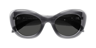 Alexander McQueen AM0403S women Grey Squared Sunglasses