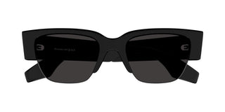 Alexander McQueen AM0405S unisex Black Geometric Sunglasses