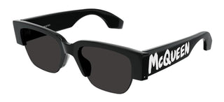 Alexander McQueen AM0405S unisex Black Geometric Sunglasses