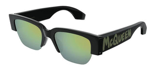 Alexander McQueen AM0405S unisex Black Geometric Sunglasses