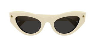 Alexander McQueen AM0407S women White Squared Sunglasses