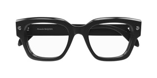 Alexander McQueen AM0411O men Black Squared Eyeglasses