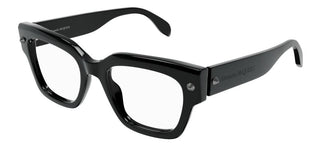 Alexander McQueen AM0411O men Black Squared Eyeglasses