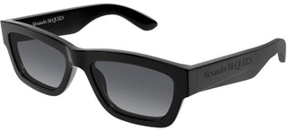 Alexander McQueen AM0419S unisex Black Squared Sunglasses