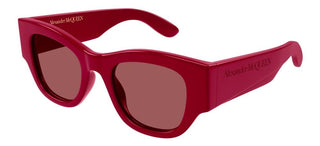 Alexander McQueen AM0420S women Red Squared Sunglasses