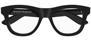 Alexander McQueen AM0421O men Black Squared Eyeglasses