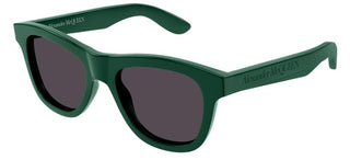 Alexander McQueen AM0421S men Green Squared Sunglasses