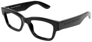 Alexander McQueen AM0422O women Black Squared Eyeglasses