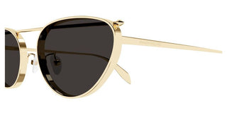 Alexander McQueen AM0424S women Gold Round Sunglasses