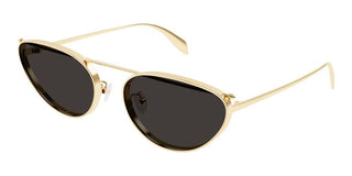 Alexander McQueen AM0424S women Gold Round Sunglasses