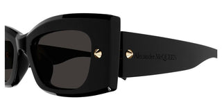 Alexander McQueen AM0426S unisex Black Squared Sunglasses