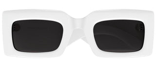 Alexander McQueen AM0433S women White Squared Sunglasses