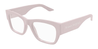 Alexander McQueen AM0436O women Pink Squared Eyeglasses