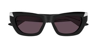 Alexander McQueen AM0440SA women Black Cat Eye Sunglasses