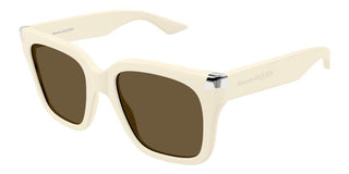 Alexander McQueen AM0440S women White Squared Sunglasses