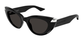 Alexander McQueen AM0442S women Black Cat Eye Sunglasses