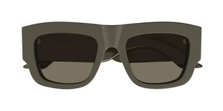 Alexander McQueen AM0449S men Brown Squared Sunglasses