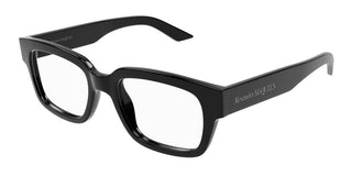 Alexander McQueen AM0454O men Black Squared Eyeglasses