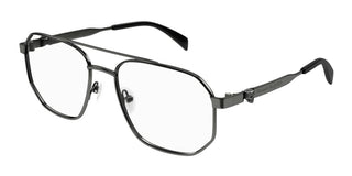 Alexander McQueen AM0459O men Black Pilot Eyeglasses