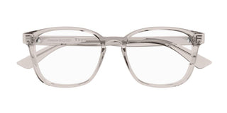 Alexander McQueen AM0462O men Brown Squared Eyeglasses