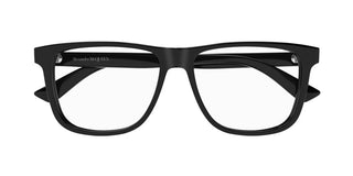 Alexander McQueen AM0463O men Black Squared Eyeglasses