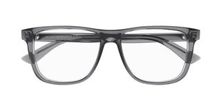 Alexander McQueen AM0463O men Grey Squared Eyeglasses