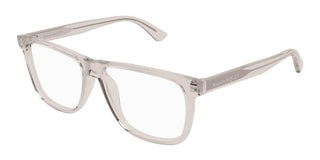 Alexander McQueen AM0463O men Transparent Squared Eyeglasses