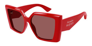 Alexander McQueen AM0467S women Red Butterfly Sunglasses