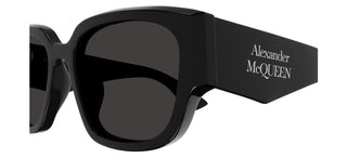 Alexander McQueen AM0468S women Black Squared Sunglasses