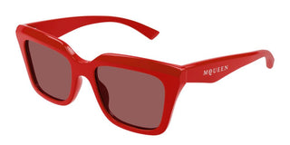 Alexander McQueen AM0473S women Red Squared Sunglasses