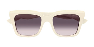 Alexander McQueen AM0473S women White Squared Sunglasses