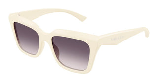 Alexander McQueen AM0473S women White Squared Sunglasses