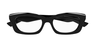 Alexander McQueen AM0474O women Black Rectangle Eyeglasses