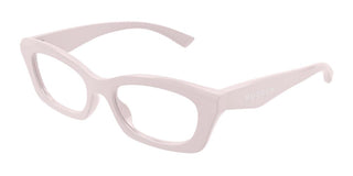 Alexander McQueen AM0474O women Pink Rectangle Eyeglasses