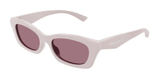 Alexander Mcqueen Am0474s Women Pink Squared Sunglasses