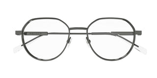 Alexander Mcqueen Am0479o Unisex Black Round Eyeglasses