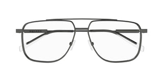 Alexander McQueen AM0480O unisex Black Squared Eyeglasses