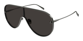 Alexander McQueen AM0481S unisex Ruthenium Shield Sunglasses