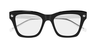 Alexander Mcqueen Am0484o Women Black Squared Eyeglasses